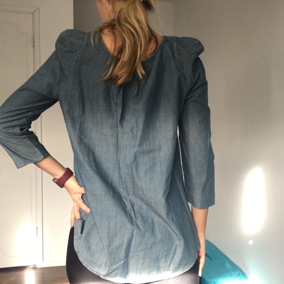 COPY - The Great | Chambray Loose fit blouse Sz 0 - Picture 11 of 11
